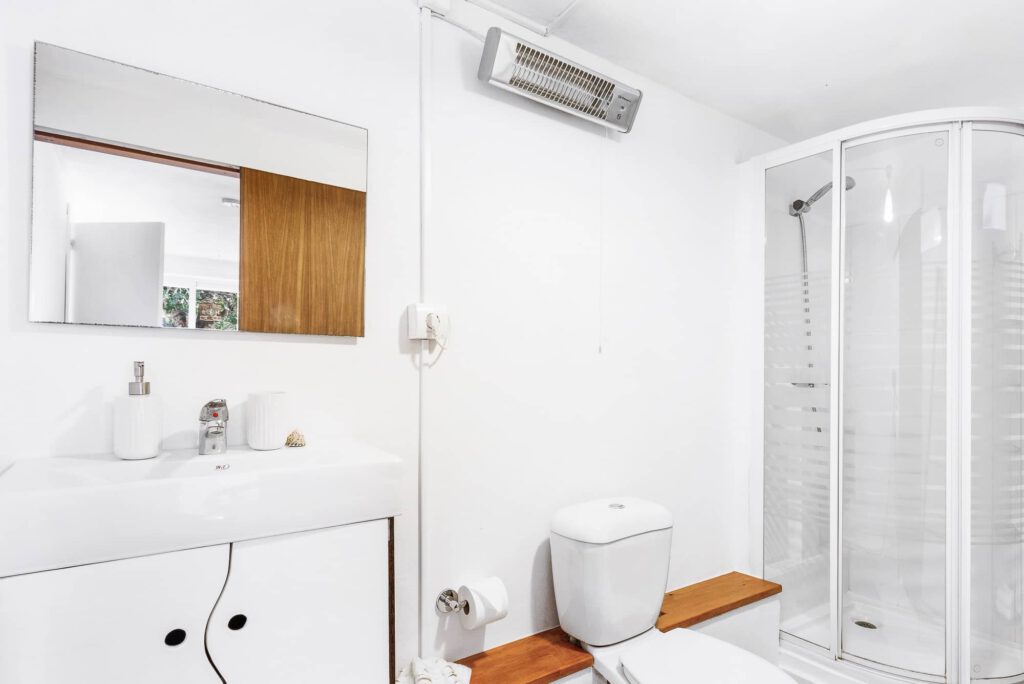 A bathroom of ‘Opal’ family room at Can Skye Ibiza