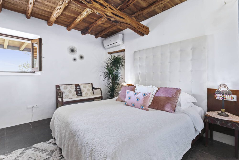 Picture of one of our double bedrooms at Can Skye Ibiza