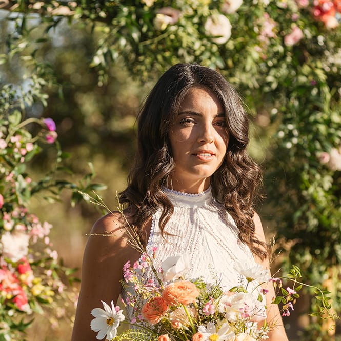 The Reception Area Under the Vines